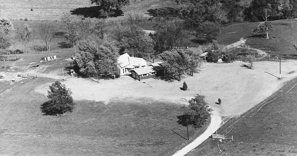 Vintage Aerial photo from 1976 in Jersey County, IL