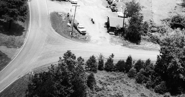 Vintage Aerial photo from 1989 in Conway County, AR