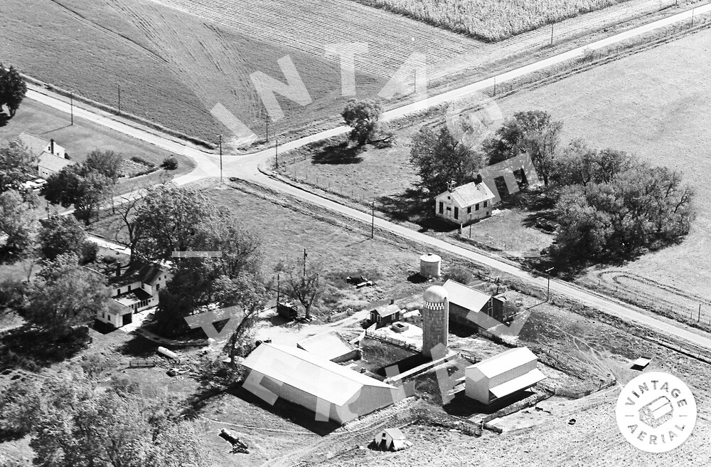 Vintage Aerial Illinois Stephenson County 1964 2ISTN29