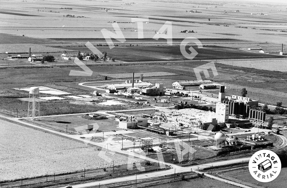 Vintage Aerial Illinois Sangamon County 1966 44FSA6