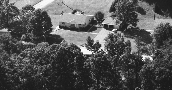 Vintage Aerial photo from 1983 in Somerset County, PA