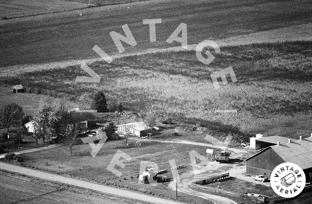 Vintage Aerial Missouri Scott County 1975 5HSC18
