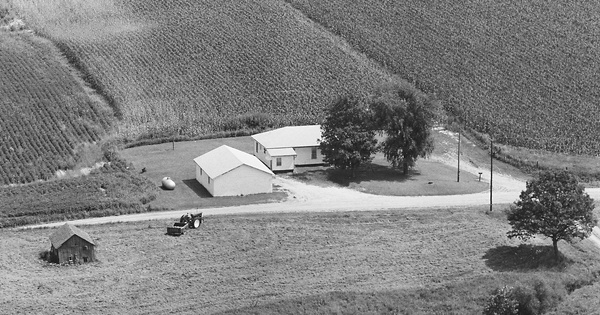 Vintage Aerial photo from 1981 in Fulton County, IL