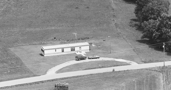 Vintage Aerial photo from 1986 in Edmonson County, KY