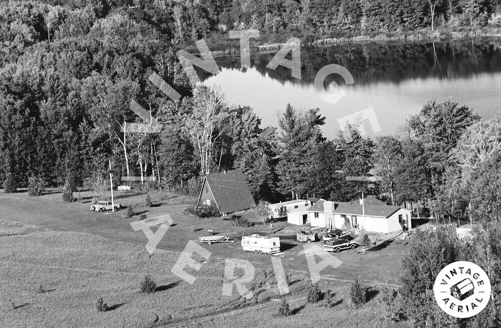 Vintage Aerial Minnesota Pine County 1982 13DPI18