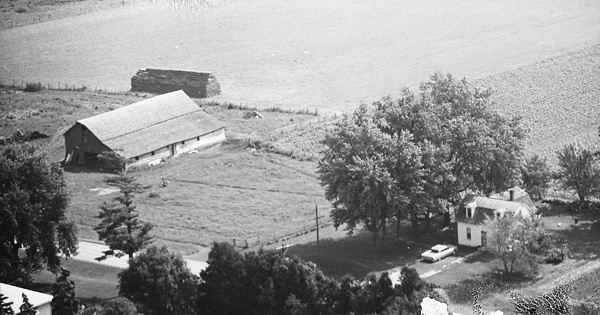 Vintage Aerial photo from 1968 in Olmsted County, MN