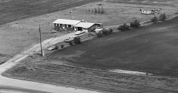 Vintage Aerial photo from 1979 in Pope County, MN