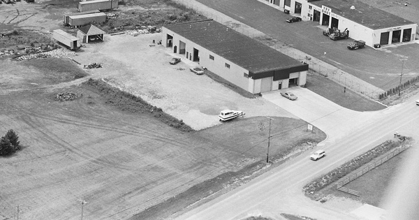 Vintage Aerial photo from 1981 in Monroe County, MI