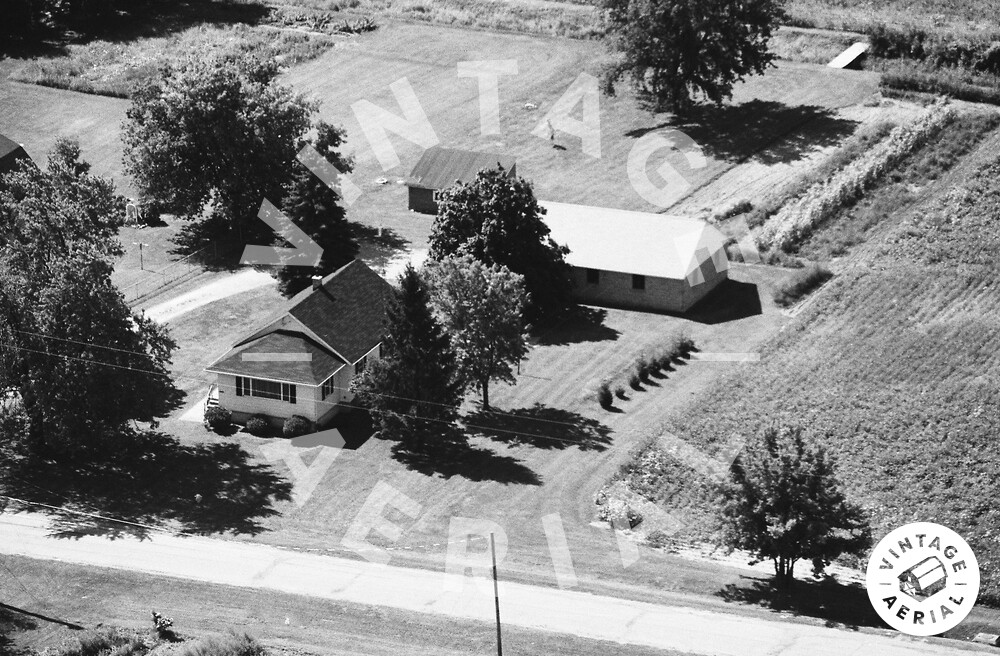 Vintage Aerial Michigan Monroe County 1988 15XMO20