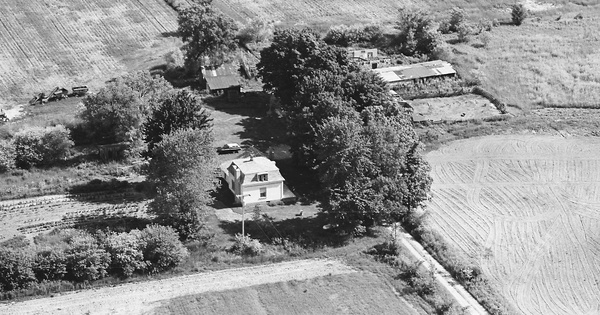 Vintage Aerial photo from 1981 in Sanilac County, MI