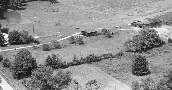 Vintage Aerial photo from 1981 in Montgomery County, KY
