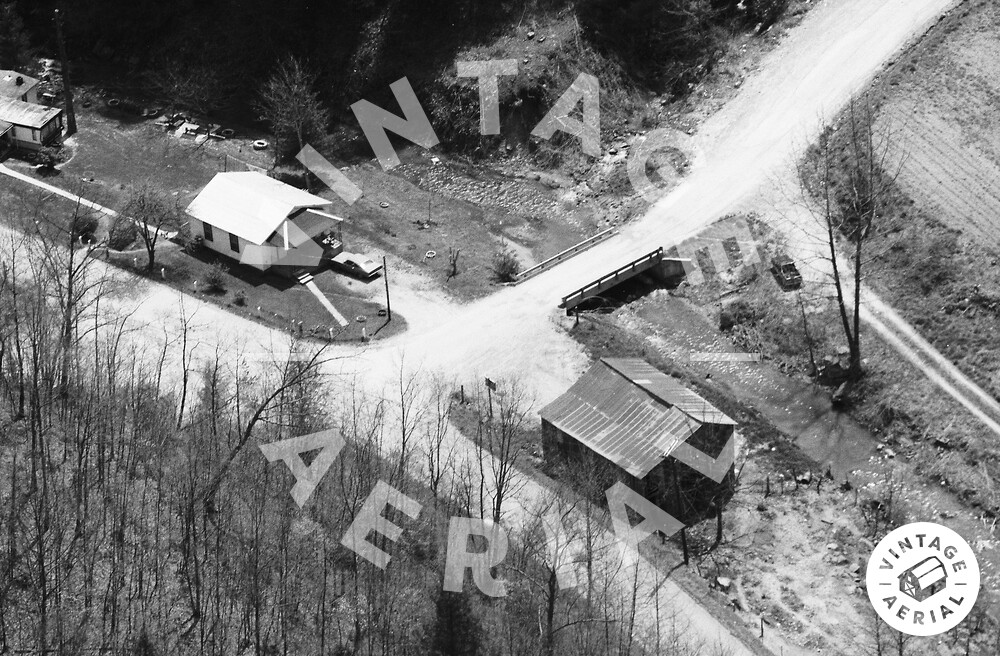 Vintage Aerial Kentucky Leslie County 1987 52ULE7