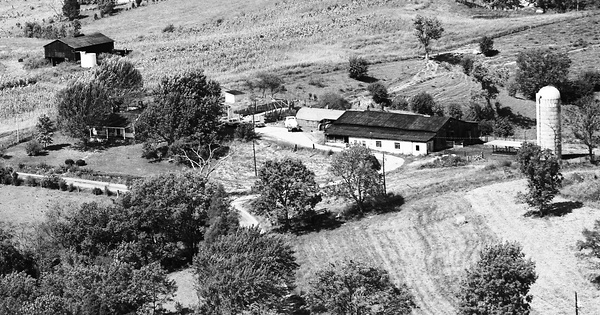 Vintage Aerial photo from 1981 in Lincoln County, KY