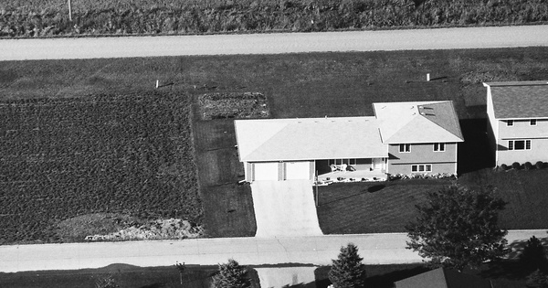 Vintage Aerial photo from 1993 in Woodbury County, IA
