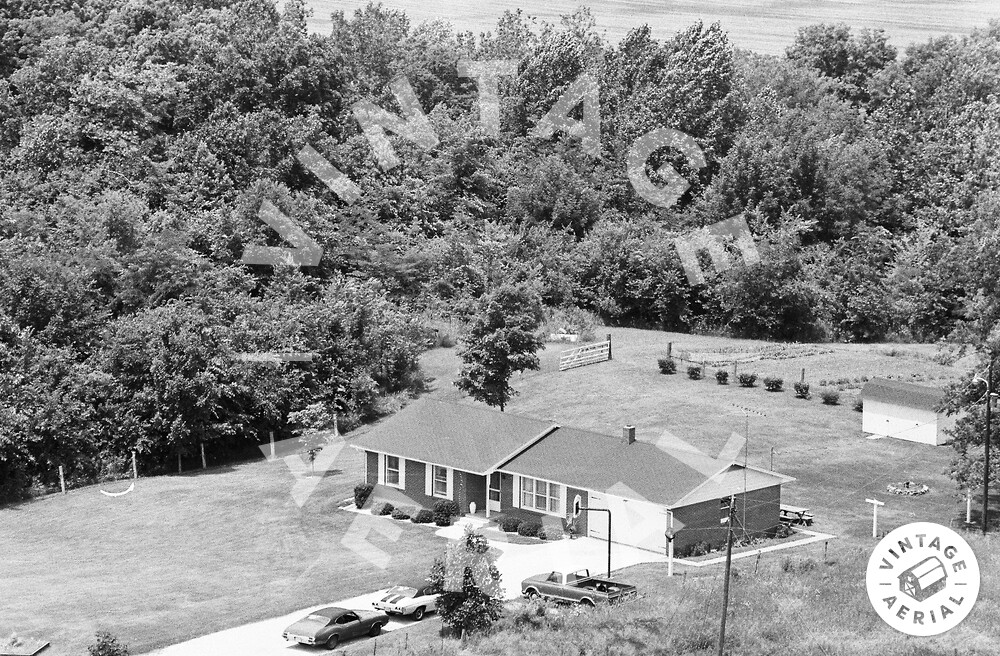 Vintage Aerial Indiana Rush County 1978 12IRU31