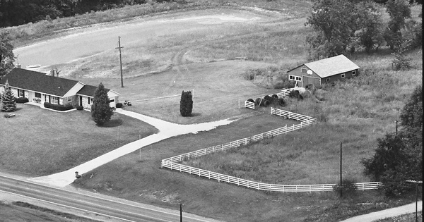 Vintage Aerial photo from 1978 in St. Joseph County, IN