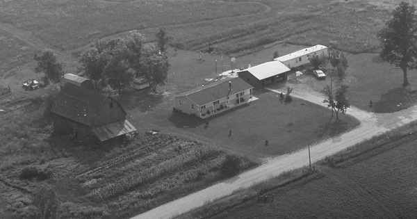 Vintage Aerial photo from 1979 in Gladwin County, MI
