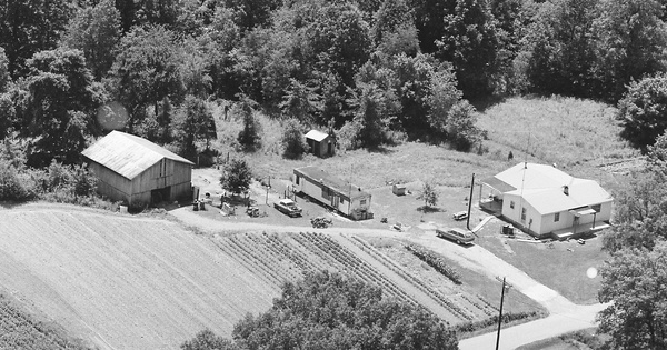 Vintage Aerial photo from 1980 in Ohio County, KY