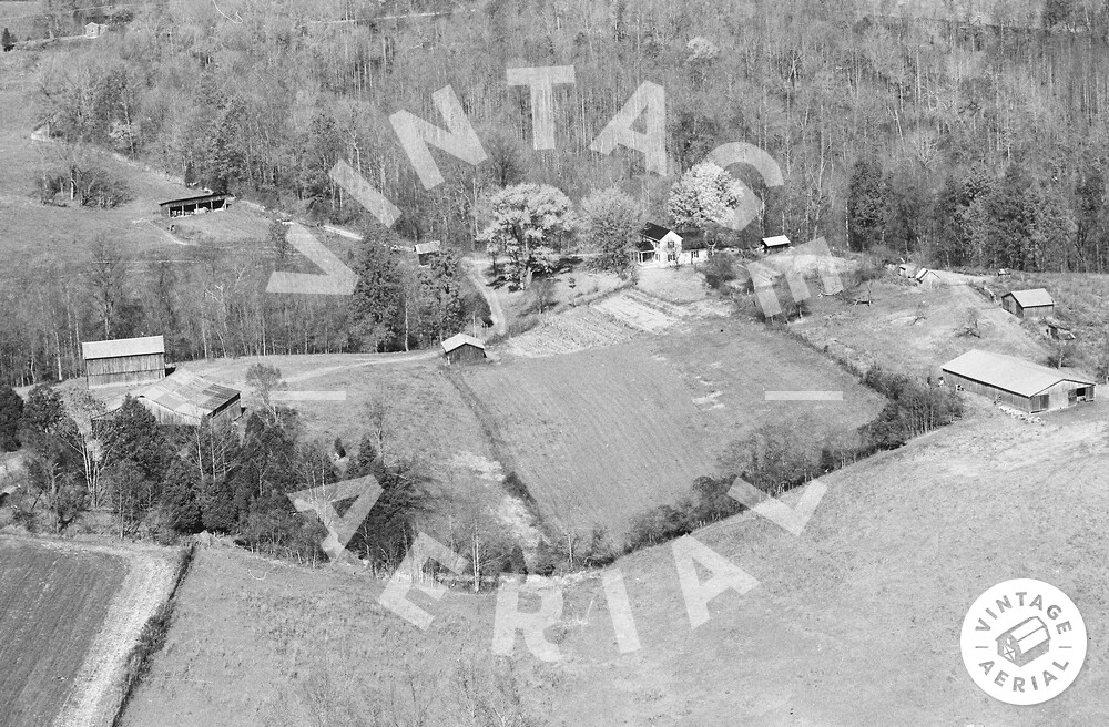 Vintage Aerial Kentucky Russell County 1982 46WRU2