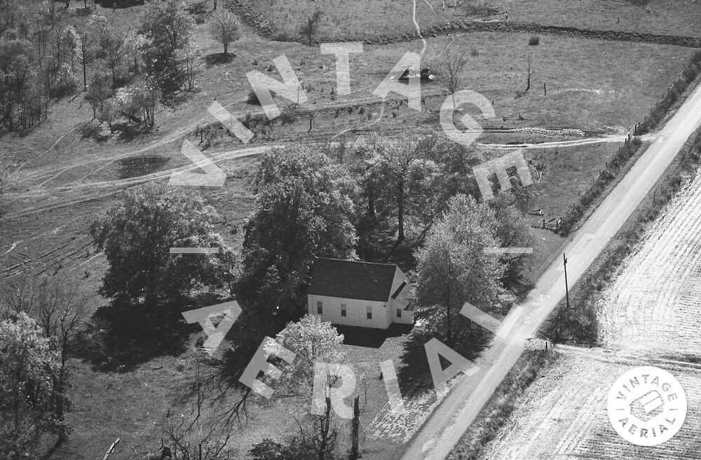 Vintage Aerial Indiana Parke County 1976 62EPA7