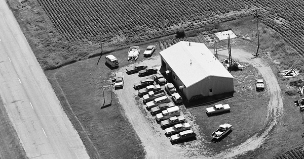 Vintage Aerial photo from 1980 in Martin County, MN