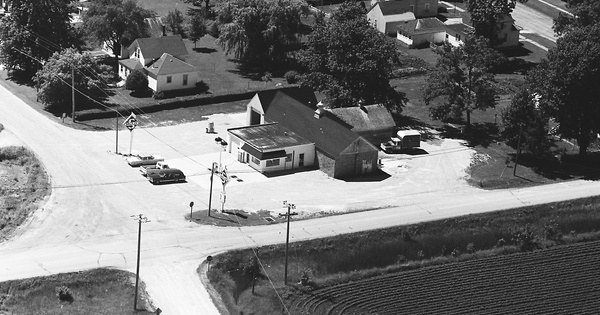 Vintage Aerial photo from 1973 in Bremer County, IA