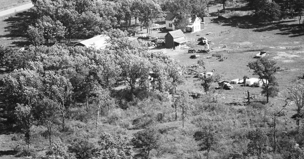 Vintage Aerial photo from 1984 in Chisago County, MN