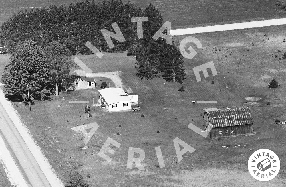 Vintage Aerial Michigan Kalkaska County 1991 15MKA14