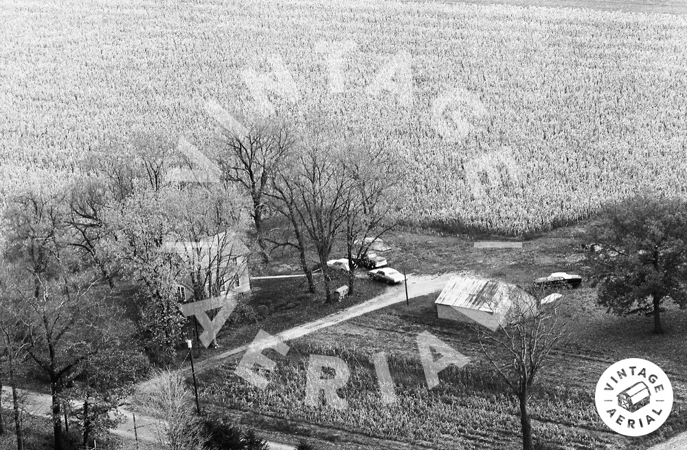 Vintage Aerial Indiana Starke County 1974 30FST31
