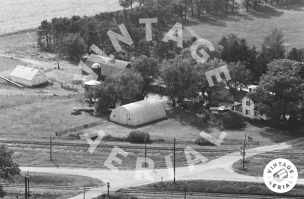 Vintage Aerial Indiana Starke County 1979 10DST18