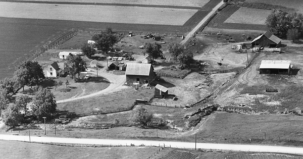 Vintage Aerial photo from 1964 in Warren County, IA