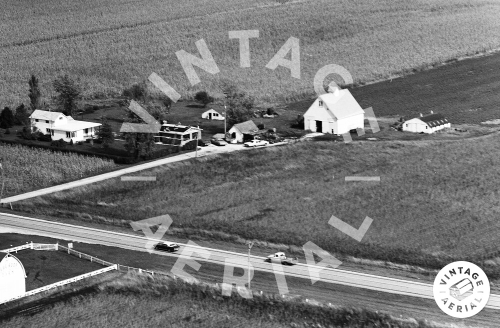 Vintage Aerial Iowa ster County 1973 133BWE1