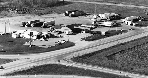 Vintage Aerial photo from 1984 in Calhoun County, MI