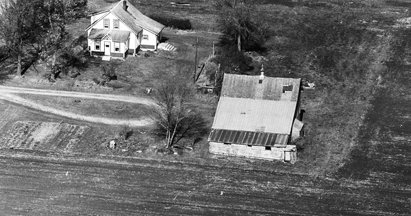 Vintage Aerial photo from 1975 in Franklin County, IA