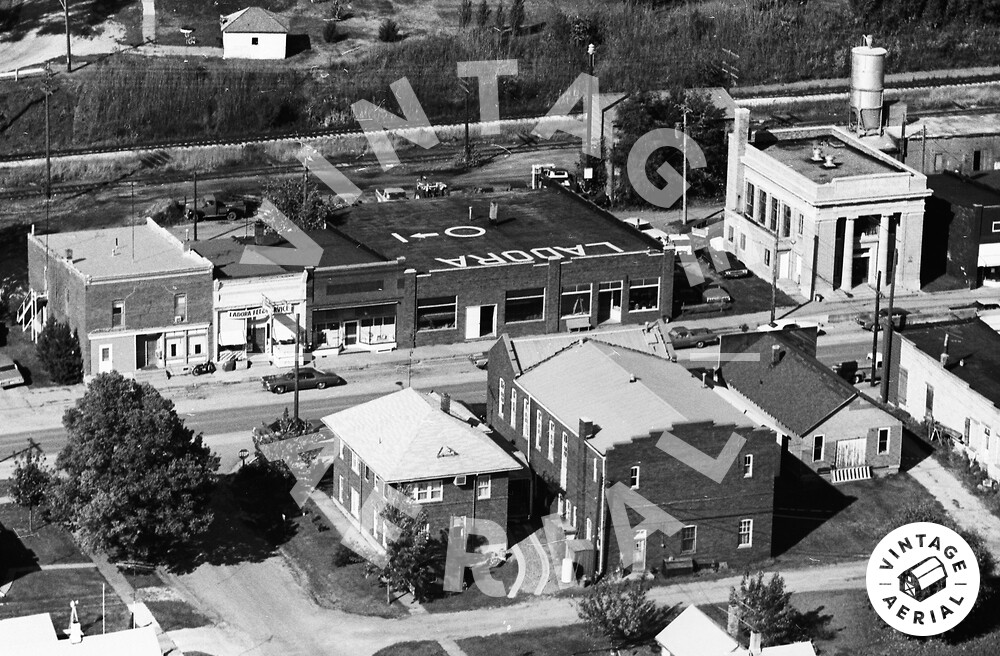 Vintage Aerial Iowa Iowa County 1972 15PIO35