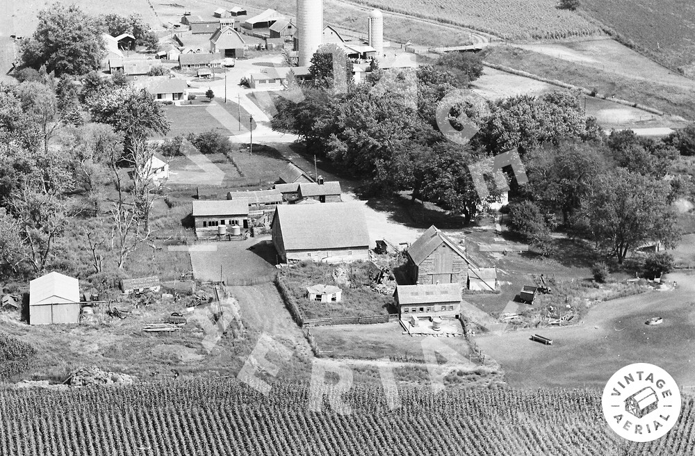 Vintage Aerial | Iowa | Humboldt County | 1971 | 21-IHU-12