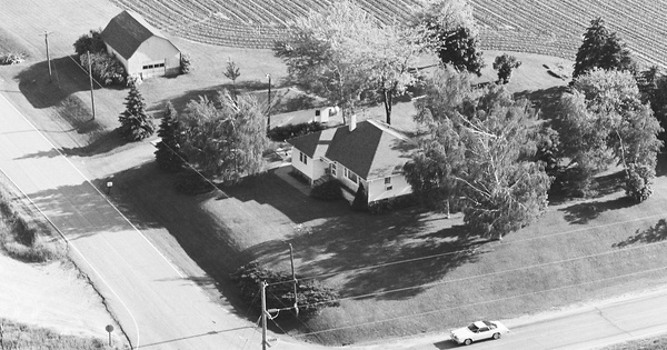 Vintage Aerial photo from 1978 in Dubuque County, IA