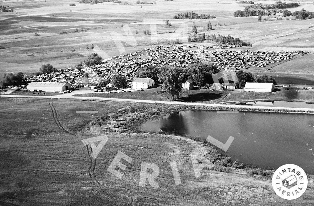 Vintage Aerial Minnesota Kandiyohi County 1967 15MKA37