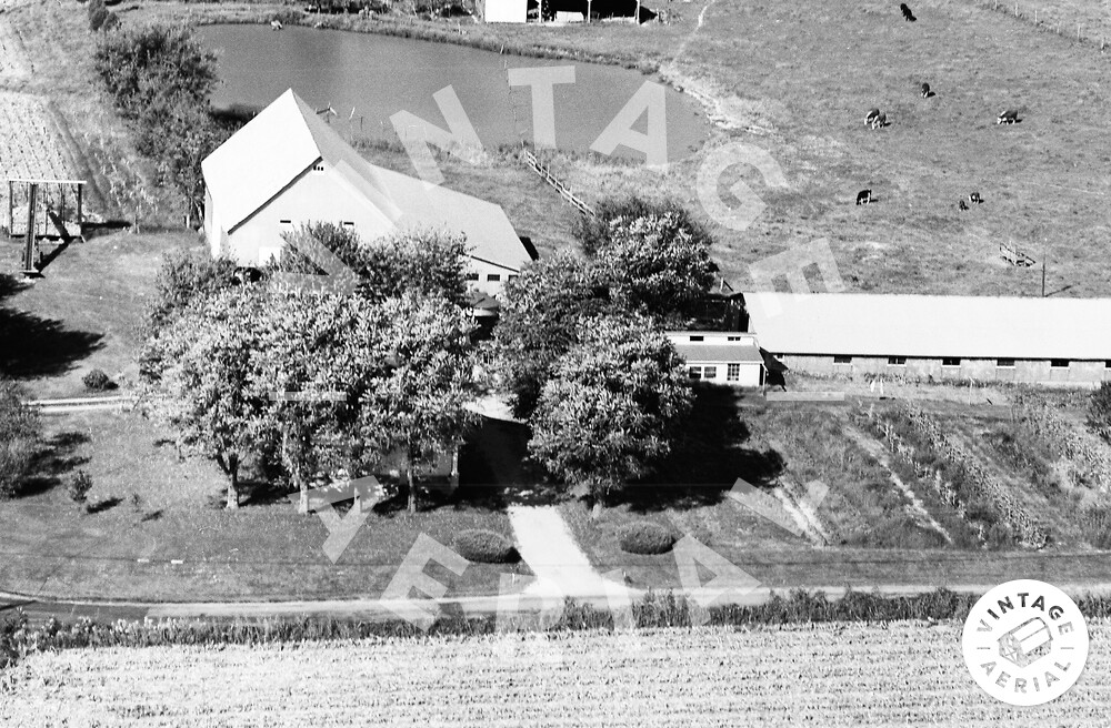 Vintage Aerial Indiana Warrick County 1974 41FWRR11