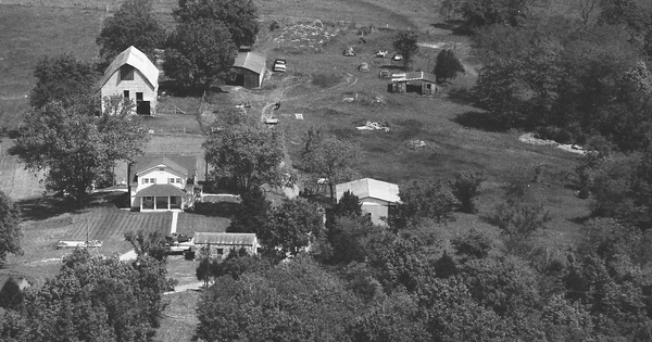 Vintage Aerial photo from 1994 in Osage County, MO