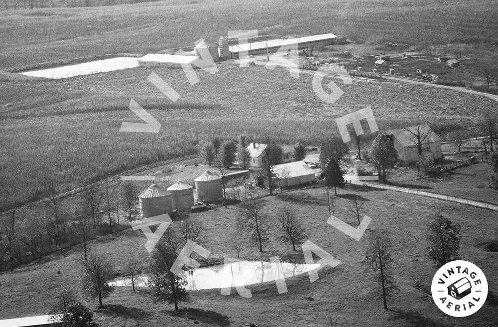 Vintage Aerial Missouri Perry County 1984 77BPY14