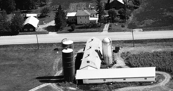 Vintage Aerial photo from -1986 in Lewis County, NY