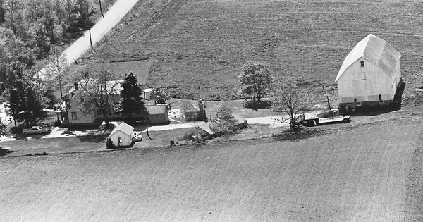 Vintage Aerial photo from 1970 in Warren County, NJ