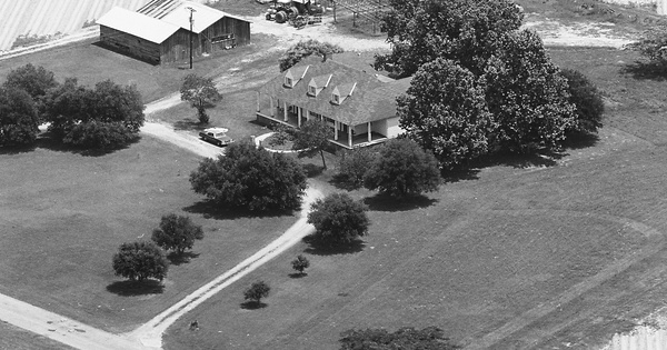 Vintage Aerial photo from -1986 in Natchitoches Parish, LA