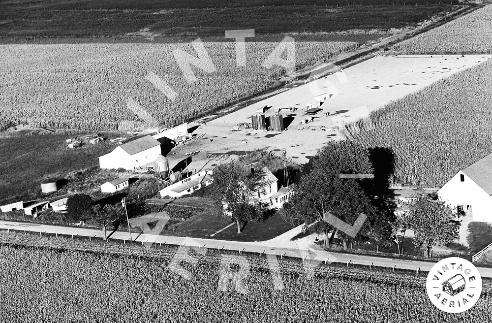 Vintage Aerial Indiana Decatur County 1972 37AODC7