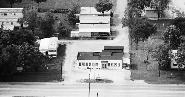 Vintage Aerial photo from 1980 in Kankakee County, IL