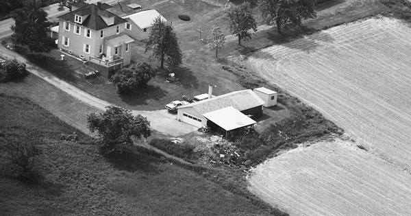 Vintage Aerial photo from 1989 in Bedford County, PA