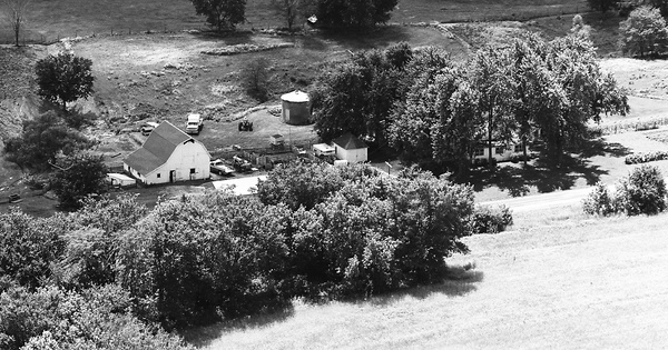 Vintage Aerial photo from 1976 in Ray County, MO
