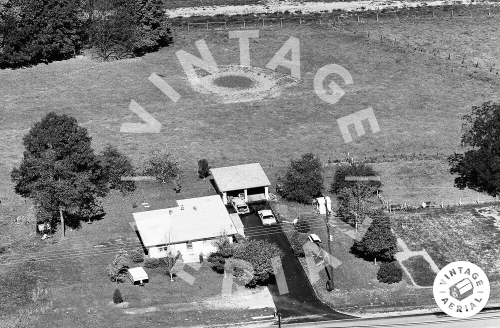 Vintage Aerial Missouri Ste. Genevieve County 1976 6FSTG32