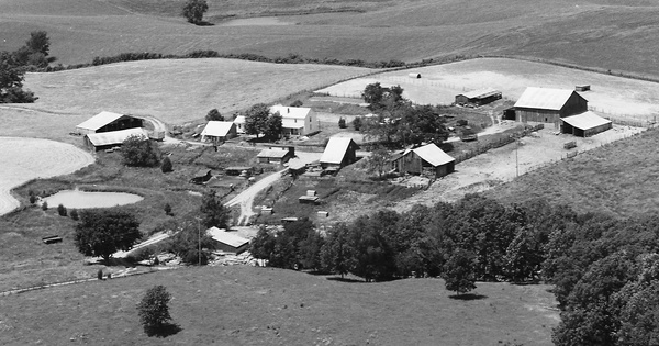 Vintage Aerial photo from 1985 in Ste. Genevieve County, MO